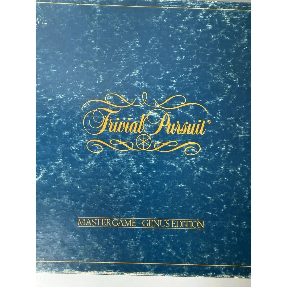 Vintage 80's Original Trivial Pursuit Master Game Genus + Young Players Edition